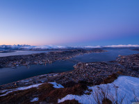 Tromsø zur blauen Stunde
